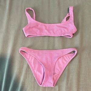 Billabong Pink Bikini. Size: Small
